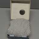 Little Unicorn Baby Car Seat Canopy | Soft & Breathable Muslin Fabric | Magnetic Closure Cover & Universal Fit | for Protection & Privacy | Nursing Cover (Grey Stripe)