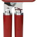 KitchenAid Classic Multifunction Can Opener and Bottle Opener Easy to Use, Razor Sharp Stainless Steel Cutting Wheel, Soft Ergonomic Handles, Empire Red (8.34 Inch)