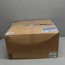 Home Office Chair No Arms with Wheels, Adjustable Height Small Desk Chair, PU Leather Mid Back 360 Swivel Computer Chair, Armless Modern Walnut Chair for Office, Reading Meeting Room (Black) (MCM Style)