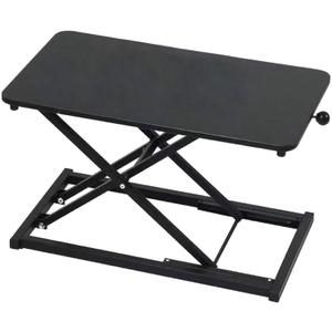 Height Adjustable Standing Desk Converter, Keyboard Riser for Stand Up Desk Riser, Computer Keyboard Stand for Desktop, Ergonomic Sit Stand Computer Workstations Black Size 23.6 Inch