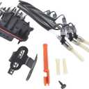 Central Fuel Spider Injector w/Bracket 4.3L V6 Compatible with Chevy Astro Blazer C1500 Express 1500/2500 Silverado 1500 1996-2002 12568332 FJ10565 19210688
