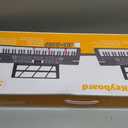 61 Key Keyboard Piano, Portable Electronic Keyboard Piano for Beginners with Speakers, Microphone, Sheet Music Stand, 100 Voices, 100 Rhythms, Digital Music Keyboard for Teen - Black