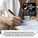 uniball Onyx Rollerball Pens, Micro Point (0.5mm), Black