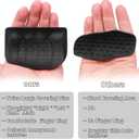 Upgrade Rypt Grip Gym Hand Grip Weight Lifting Grip for Men and Women Anti- Slip Workout Grips-Soft Silicone Hand Palm Protector Gloves for Weight lifting Push-Ups Gym Training and Exercise-Grey.