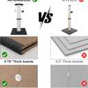 Cat Scratching Post 34 Inches Heavy Duty and Thicker Cat Scratching Post Sisal Rope with Hanging Ball and Mice Scratching Post for Indoor Cats and Adult(Black)