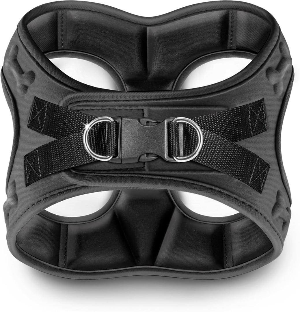 Comfort fit Step-in Dog & Puppy Harness - Comfortable Dog & Puppy Vest: Adjustable, Soft Padded, Easy to Put-on for Small, Medium-Sized Dogs (XXS (Chest 12"-13.5"), Black Comfort fit Step-in Dog & Puppy Harness - Comfortable Dog & Puppy Vest: Adjustable, Soft Padded, Easy to Put-on for Small, Medium-Sized Dogs (XXS (Chest 12"-13.5"), Black