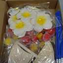 AmazingSpark 12 Sets Paint Your Own Island Princess Party Favors DIY Wood Painting Craft Kit Themed Birthday Party Favors Color Your Own Art Craft Kit Supplies for Tropical Luau Birthday