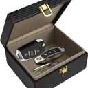 Diyife Faraday Box, [Carbon Fiber Texture] RFID Box for Car Keys, Key Fob Protector, Signal Blocker for Keyless Fob, Large Car Key Signal Blocker Cage, Signal Blocking Box for Car Keys Phones (Medium)