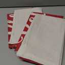 Happy Winter Merry Christmas Set of 4 Snowflake Blessed Believe Let It Snow Decorative Lumbar Throw Pillow Cover12X20 inches