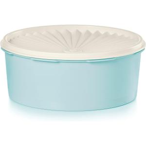 Tupperware Heritage Collection 7.6 Cup Cookie Canister, Vintage Blue Color, Dishwasher Safe and BPA Free Container (1.8 L)