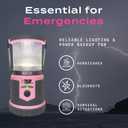USB Rechargeable Camping Lantern, 400 Lumens LED Lantern, Hanging Tent Lamp, 6000mAh Power Bank, 200 Hour, 6 Modes, for Outdoors & Emergency
