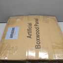 12Pcs 20"x 20" Grass Wall Panels Greenery Wall Backdrop Artificial Boxwood Hedge Panels UV Protected Easy Install for Indoor/Outdoor Privacy Fence & Garden Decor