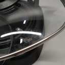 HomeCraft 7-Inch Electric Non-Stick Skillet, Adjustable Temperature Control, Cool-Touch Handle with Tempered Glass Lid, Perfect For Healthy Keto & Low-Carb Diets, Rice Bowls, & Eggs