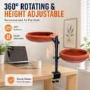 Cat Desk Bed, 360° Rotating & Height Adjustable