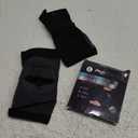 Compression Socks 20-30mmHg for Plantar Fasciitis, Achilles Tendonitis Relief - Ankle Compression Sleeve for Heel Spurs, Foot Swelling & Fatigue - Arch Support Brace for Everyday Use (1 Pair) (Large, Black)