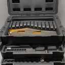 VEVOR Mechanics Tool Set and Socket Set, 1/4" 3/8" 1/2" Drive Deep and Standard Sockets, 450 Pcs SAE and Metric Mechanic Tool Kit with Bits, Combination Wrench, Hex Wrenches, Accessories, Storage Case