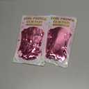 2 Pack Pink Party Decorations, 3.28 FT x 7.05 FT Pink Backdrop, Metallic Tinsel Backdrop Fringe Curtains Backdrop Curtains, Photo Backdrop Party Supplies Birthday Party Decorations