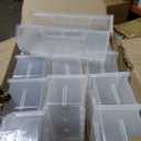 Akro-Mils 30224 AkroBins Plastic Storage Bins, 11"x 4"x 4", Clear, 12-Pack