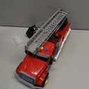 i DIY Fire Truck Toy with Sound & Light - 2pcs Firefighter & Water Sprinkler with Water Tank - Friction Powered Toy for Toddlers 3-5