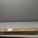 Heavy Duty Curtain Rods, 1 1/8 Inch Diameter Single Curtain Rod 144-240Inch(12-20ft) Extendable Length for Large Windows with End Caps Adjustable Modern Brackets-Warm Gold