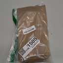 RYB HOME 100% Blackout French Door Curtain for Door Window with Dual Rod Pocket No Coating - Privacy Assured Thermal Insulated Room Darkening Drapes for Sidelight Window, W 36 x L 72, 1 Panel, Mocha