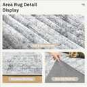 Soalmost Runner Rug 3x10 Washable Non-Slip Hallway Runner Rugs for Kitchen Bathroom Laundry Room Grey Vintage Floor Carpet Runners for Hallways Entryway