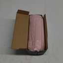 18x18 Throw Pillow Covers Set of 2, Decorative Faux Fur Covers for Bed, Couch Soft Fluffy Pillow Cover with Velvet Back for Living Room, Neutral Home Dcor Accent for Sofa - Pink