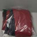 NICETOWN 100% Blackout Panels, Thermal Insulated Black Liner Curtains for Kitchen Room, Cold Blocking Drapes for Window Decoration (Set of 2, Burgundy Red, 42-inch Wide by 63-inch Long)