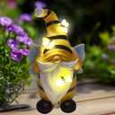 Solar Gnomes Garden Decor Lights for Outside - Garden Gnomes Outdoor Decorations for Yard, Patio, Lawn, Gnomes Gifts for Women