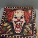 6 Pcs Large Halloween Creepy Carnival Decorations with Light Circus Clown Favors Boxes Outdoor Decorations Horror Boxes Circus Theme Party Decor for Horror Haunted House Supplies