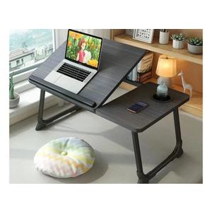Laptop Desk for Bed Couch, Lap Desk for Laptop, Portable Laptop Stand for Desk, Small Adjustable Laptop Desk, Foldable Bed Table for Laptops and Writing, Bed Tray Table with Cup Holder(Black)