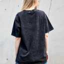 Laixton Men's Graphic Tees Shirt Unisex Cotton Oversized T-Shirt Short Sleeve Vintage Streetwear Casual Tee Top (Black) XXL