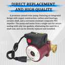 59896775 115V Circulator Pump Replacement Compatible with Grundfos UP15-29SU,9H 60Hz Circulating Pump Used for Radiant Heating, Hydronic Heating, Fan Coil Heating, Solar and Other System Types.