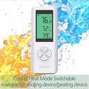 DIGITEN Wireless Temperature Controlled Outlet, Digital Plug-in Thermostat with Remote Control, Built-in Temp Sensor, Heating & Cooling for A/C, Fans, Heaters (Remote Detects Temperature)