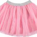 BTween Girls 4 Piece Outfit Set Stylish, Fun, and Versatile Includes Tops, Skirt, and Leggings (18 Months, Pink)
