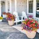 Agusbagli 72 Bundles 14inch Artificial Flowers for Outdoors UV Resistant,