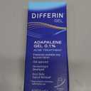 Differin Acne Treatment Gel, 30 Day Supply, Retinoid Treatment for Face with 0.1% Adapalene, Gentle Skin Care for Acne Prone Sensitive Skin, 15g Tube 