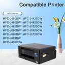 LC201CL LC201 XL Ink Cartridges(Cyan/Magenta/Yellow, 3-Pack) - LC201C LC201M LC201Y Ink Cartridge Replacement for Brother Ink Cartridge LC203 for MFC-J460DW MFC-J480DW MFC-J485DW MFC-J880DW Printer
