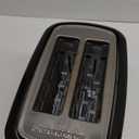 Toastmaster 2-Slice Cool Touch Toaster, black with stainless accent