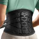 FREETOO Back Brace for Lower Back Pain Relief with Pulley System,Lumbar Support Belt for Men & Women with Lumbar Pad, Ergonomic Design and Soft Breathable 3D Knit Material,for Herniated Disc,Sciatica, Medium