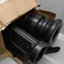 Architectural Mailboxes Stratford Plastic Mailbox and Post Kit, SC000BAM, Black, Medium Capacity