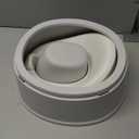 Tinyiota Toddler Potty Training Toilet, Removable Bowl with High Splash Guard, Assembles in Seconds, Easy-Clean and Travel-Ready for Boys and Girls Ages 6 Months to 3 Years (Gray) (Grey)