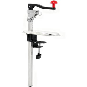 Commercial Can Opener for #1 to #10 Cans, Heavy Duty Manual Tabletop Opener with Stainless Steel Blade, Fits Large Food Cans up to 11 Inches, Industrial Restaurant and Food Service Kitchen Equipment