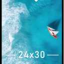 Black 24x30 Picture Frame Lightweight yet Durable Frame Wall Hanging