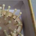 Baby Hair Brush Set for Newborns - Soft Goat Bristle Wooden Baby Brush and Comb Set Newborn Grooming Kit for Cradle Cap, Durable & Gentle, Boy, Girl Infant Essentials Care Kit Brush (Regular, Walnut)