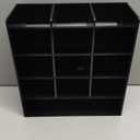 Acrylic Pen Organizer Storage for 150 Markers Vertical Marker Organizer Acrylic Pen Display Holder for Office Desk Desktop Stationery Pencil Storage, Black, 10.2 x 4 x 9.8 Inch