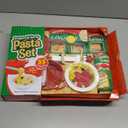 Melissa & Doug Prepare & Serve Pasta Set with Toy Food & Kids Play Kitchen Accessories, Montessori-Inspired Preschool Learning Toys for Girls & Boys 3+