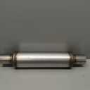 A-KARCK 2.25" Inlet Exhaust Resonator, 2.25" Inlet 2.25" Outlet 20" Overall Length Resonator Stainless Steel