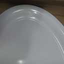 Carlisle FoodService Products Displayware Plastic Catering Platter 21" x 15" White