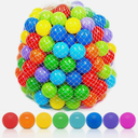 Soft Plastic Mini Ball Pit Balls 50 Count - w/ 8 Vibrant Colors